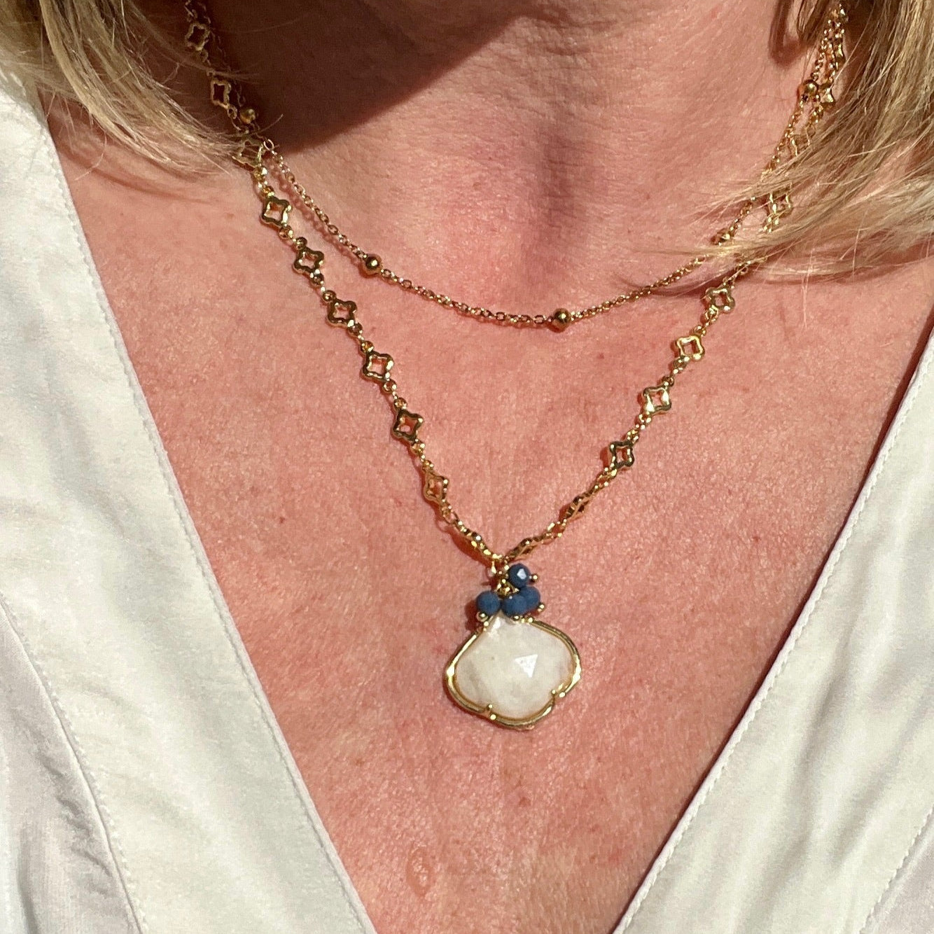 The Delphine double Necklace