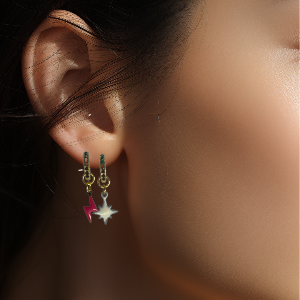 Eastern Enamel Pop Charm