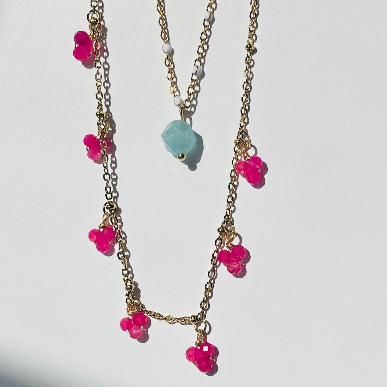 Enamel Drop Necklace