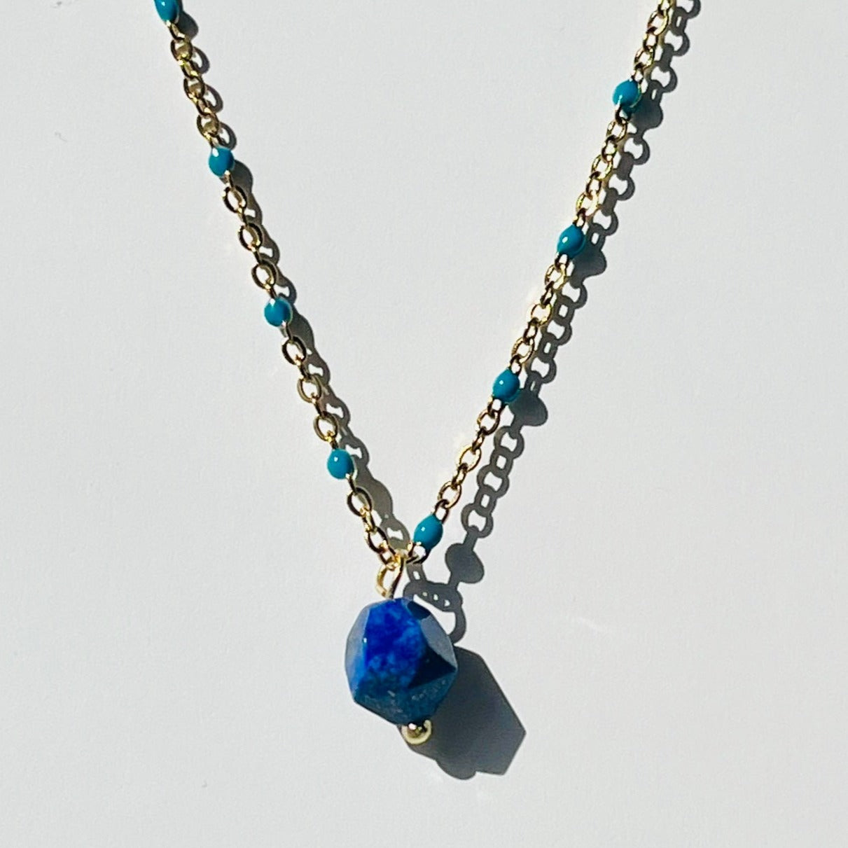 Enamel Drop Necklace