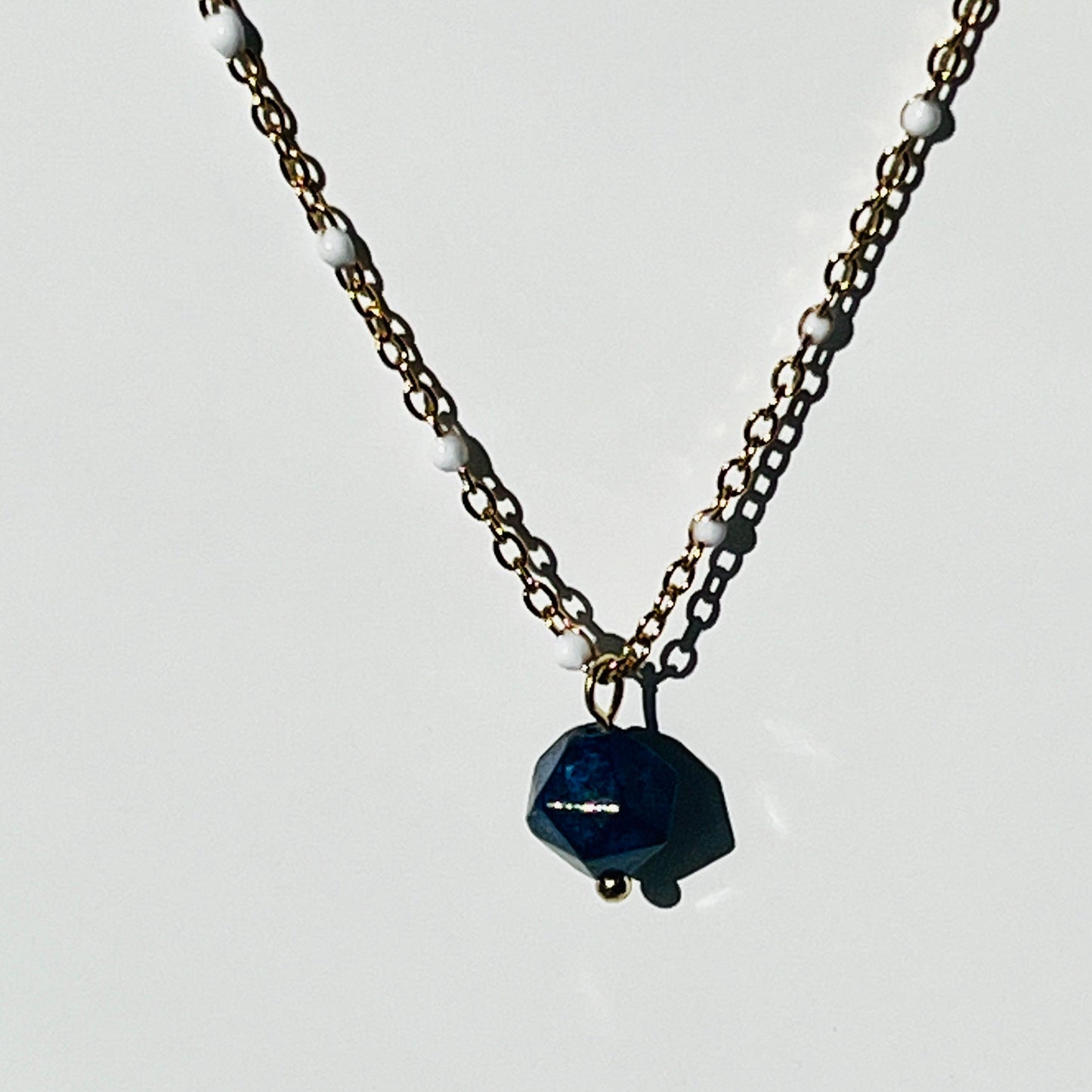 Enamel Drop Necklace