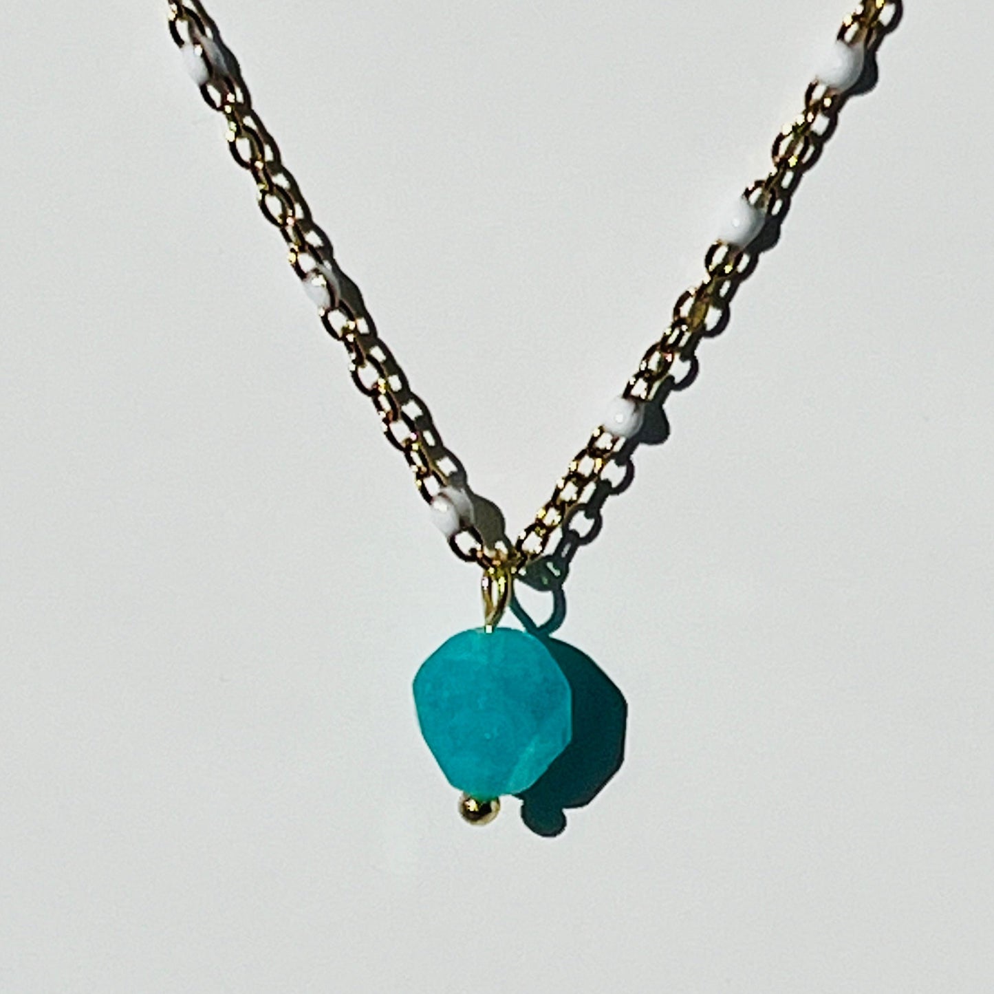 Enamel Drop Necklace